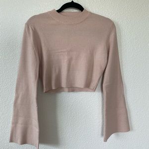 Petal & pup crop sweater